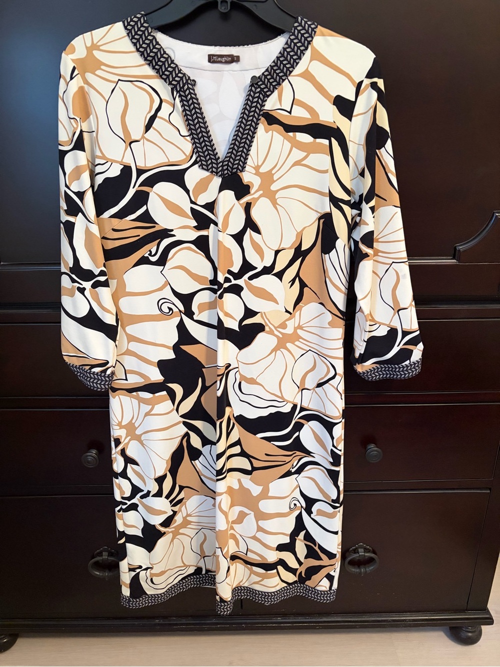 J. McLaughlin Floral Print Shift Dress – Size Small